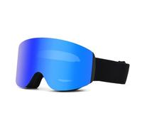 HTXONB Men's and women's magnetic ski goggles mountaineering sports mirror cylindrical double-layer anti-fog ski goggles,C1,180 * 100mm
