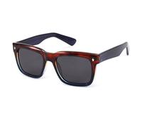 HTXONB Men's and women's square frame polarized sunglasses for outdoor travel, fishing, driving, sun protection and UV protection,C4,149 * 143 * 50mm