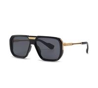 HTXONB Men's and women's street photography retro square frame sunglasses travel driving sun protection UV protection sunglasses,C5,143 * 135 * 49mm
