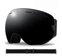 HTXONB Men's and women's stylish double-layer anti-fog ski goggles coated ski mountaineering goggles,C7,Adults