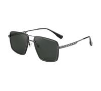 HTXONB Men's business polarized sunglasses outdoor travel driving sun protection UV protection square frame sunglasses,C2,147 * 141 * 50mm