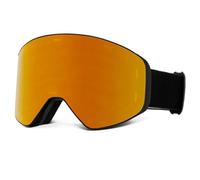HTXONB Outdoor ski goggles double-layer anti-fog magnetic ski goggles adult men and women mountaineering snow goggles windproof goggles equipment,C5,190 * 108mm