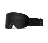 HTXONB Outdoor sports ski goggles frameless double-layer anti-fog and anti-ultraviolet ski goggles,Black,175 * 100mm
