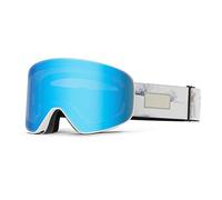 HTXONB Outdoor sports ski goggles frameless double-layer anti-fog and anti-ultraviolet ski goggles,Ice Blue,175 * 100mm