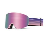 HTXONB Outdoor sports ski goggles frameless double-layer anti-fog and anti-ultraviolet ski goggles,Pink,175 * 100mm