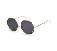 HTXONB Retro trendy round frame sunglasses outdoor sun protection UV protection fashion sunglasses,C6,137 * 141 * 55mm