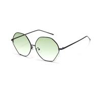 HTXONB Retro trendy round frame sunglasses outdoor sun protection UV protection fashion sunglasses,C3,137 * 141 * 55mm