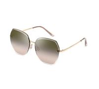 HTXONB Retro women's large frame gradient nylon sunglasses frameless cut edge sunshade anti-ultraviolet sunglasses,C2,148 * 137 * 59mm