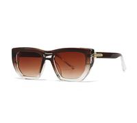 HTXONB Square frame trendy street style retro sunglasses for men and women,C6,145 * 144 * 49mm