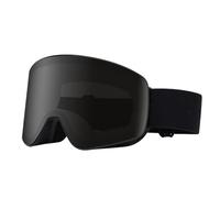 HTXONB TPU frame PC mirror cylindrical wide field of view sports glasses men's and women's single and double board ski goggles double layer anti-fog mirror magnetic goggles,Classic Black,179 * 98mm