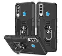 HTXWXJC Phone Case for Huawei P30 lite Case, Huawei nova 4e MAR-L01A MAR-L21A MAR-LX1A Ring Holder Built-in Magnetic Car Mount Shockproof Camera Protective Cases Cover for Huawei P30 lite Black