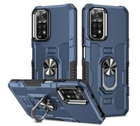 HTXWXJC Phone Case for Redmi Note 11 4G 2022 Case, Redmi Note 11S/Redmi Note 12S Ring Holder Built-in Magnetic Car Mount Shockproof Camera Protective Cases Cover for Xiaomi Redmi Note 11S Blue