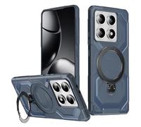 HTXWXJC Phone Case for Xiaomi 14T Pro Case, 2407FPN8EG Ring Holder Built-in Magnetic Car Mount Shockproof Protective TPU Cases Cover for Xiaomi 14T Pro blue