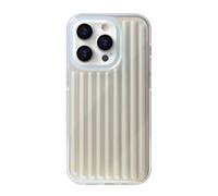 HTYTFC Corrugated Pattern Case For iPhone 16 15 14 13 Pro Max Magnetic Wireless Charge Soft Silicone Cover,Not Magnetic 1,For iPhone 16Pro Max