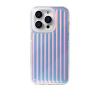 HTYTFC Corrugated Pattern Case For iPhone 16 15 14 13 Pro Max Magnetic Wireless Charge Soft Silicone Cover,Not Magnetic 2,For iPhone 15