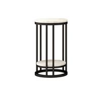 HTYUKFDG 2 Tier Marble Plant Stand Indoor Tall Pedestal Stand Modern Plant Holder Vertical Metal Flower Pot Holder Shelf for Living Room Balcony