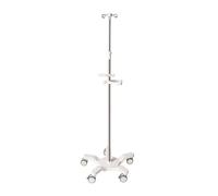 HTYUKFDG Infusion IV Pole w/Wheels Stainless Steel Medical Infusion Stand w/Tray and Handle Portable IV Bag Holder w/4 Hooks Adjustable Height Mobile Drip Stand for Hospital IV Drip Stand