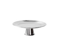 HTYUKFDG Stainless Steel Footed Fruit Bowl Morden Fruit Holder Creative Round Pedestal Bowl Decorative Fruit Basket for Cake Bread Vegetable Snack Nut
