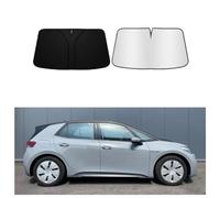 HTZSQ Car Windscreen Sun Shade for Volkswagen ID.3,Silver Titanium Foldable Car Sunshades Car Front Windshield Shades Sun Blocks UV Rays Keep Vehicle Cooler Car Accessories