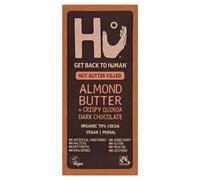 Hu Almond Butter and Crispy Quinoa Dark Chocolate, Organic 70% Cocoa, Vegan, 60 g