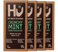Hu Chocolate Crunchy Mint Dark Chocolate Bar 4 x 60 g