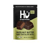 Hu Hazelnut Dark Chocolate Bites 1 Pack | Natural Organic Vegan, Gluten Free, Paleo, Non GMO, Fair Trade Dark Chocolate