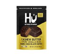 HU KITCHEN Cashew Butter + Pure Vanilla Bean Dark Chocolate Bites, 2.75 OZ
