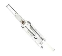 Hu66 V3 2-in-1 Pick Lock Picking Tool, Stainless Steel Car Key Reader, Lock Pick Decoder for Auto Locksmithing, Master Key Decoder