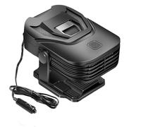 Hu7ken Car Heater, 12V Portable Car Heater That Plugs into Cigarette Lighter, Defroster for Car Windshield, 2-in-1 Heating & Cooling Fast Heating Defrost Defogger(Black)