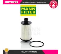 Original MANN-FILTER Oil filter HU 8008 z - Oil filter set with gasket / gasket set- For Passenger Cars