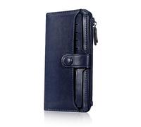 HUA ANGEL Elegant Wallet Purse Phone Card Holder Clutch Large Capacity Soft Leather Ladies Purse Womens Wallet with Multiple Cards Slot for Credit Cards Cash Bills Coins