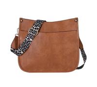 HUA ANGEL Elegant Women'S Soft PU Leather Tote Shoulder Bag Ladies Briefcase Work Bag Women Shoulder Bag Crossbody Medium Size With Wide Shoulder For Travel Shopping Casual Daily