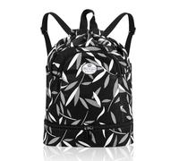 HUA ANGEL Unisex Drawstring Backpack Sports Gym Bag Drawstring Bag Weekend Daypack with Shoe Compartment for Women Men Basketball Football Outdoor Fitness Yoga Swimming Beach