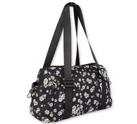 HUA ANGEL Women's Mini Sports Bag Lightweight Multi Pockets Small Waterproof Gym Bag with Adjustable Strap for Swimming Pool Yoga Beach Summer, Daisy