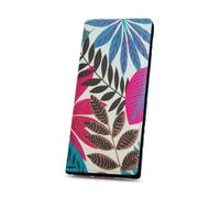 HUA ANGEL Womens Wallet, Ultra Slim Thin RFID Blocking Credit Card Holder Bifold Clutch Long Wallets Ladies Girls Gift, A-Maple Orange, Casual