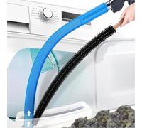 HUA JET 2-Pack Universal Dryer Vent Cleaner Kit Lint Vacuum Attachment & Lint Remover Brush for Power Washer and Dryer Vent Hose Replacement Parts (blue)