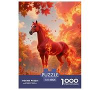 Hua Liu, 1000-piece Jigsaw, Relaxing And Visually Stunning Pastime, Perfect for Gifting Or Home Decoration, Suitable for Ages 8+, Horse, 38x26cm/1000pcs