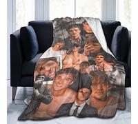 Huaaiwangy Jacob Actor Elordi Throw Blanket, Ultra Soft Flannel Fleece Lightweight Throw Blankets Warm Air Conditioning Blanket For Couch Sofa Bed 50x40 Inch