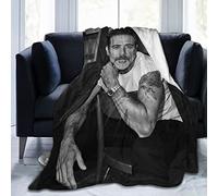 Huaaiwangy Jeffrey Actor Dean Morgan Throw Blanket, Ultra Soft Flannel Fleece Lightweight Throw Blankets Warm Air Conditioning Blanket For Couch Sofa Bed 80x60 Inch