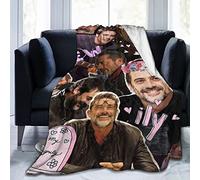Huaaiwangy Jeffrey Actor Dean Morgan Throw Blanket, Ultra Soft Flannel Fleece Lightweight Throw Blankets Warm Air Conditioning Blanket For Couch Sofa Bed 50x40 Inch