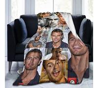 Huaaiwangy Theo Actor James Throw Blanket, Ultra Soft Flannel Fleece Lightweight Throw Blankets Warm Air Conditioning Blanket For Couch Sofa Bed 60x50 Inch
