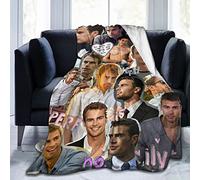 Huaaiwangy Theo Actor James Throw Blanket, Ultra Soft Flannel Fleece Lightweight Throw Blankets Warm Air Conditioning Blanket For Couch Sofa Bed 50x40 Inch