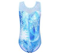 HUAANIUE Girl Gymnastics Leotard Sleeveless Diamond Splice Leotard Long Ballet Dancing Dress Sportwear 3-12Y Athletic Ballet Kids Aerobics Costume Dancewear