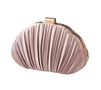 HUAANYA Shell Clutch Bag, Shell Embellished Evening Purse, Shell Bag with Golden Chain, Vacation Handbag for Travel, Seashell Chain Bag for Under the Sea Coastal Party Supplies