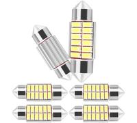HuaaxtLang 5PCS 12V 31mm Festoon LED Car Bulb,Car Interior Light Replacement Car License Plate Interior Map Dome Trunk Door Courtesy Footwell Light