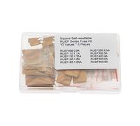 HUABAN 10 Values * 5 Pieces 30V Square Self-resettable RUEF Series Fuse Kit 0.9A-8A