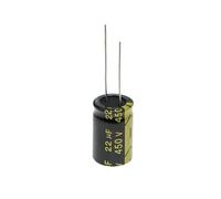 HUABAN 5 Pieces 450V 22UF 13x21mm Lead Wire Aluminum Electrolytic Capacitor High Frequency Low Equivalent Series Resistance 450 Volt 22 UF