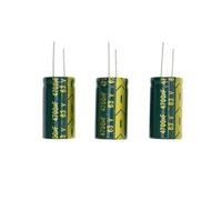 HUABAN 5 Pieces 63V 4700UF 22x40mm High Frequency LOWESR Plug-in Aluminum Electrolytic Capacitor Green Sleeve 63 Volt 4700 UF