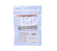 HUABAN 5PCS 15SQ045 Schottky Barrier Rectifier Bypass Blocking Diodes 15A 45V R-6 Axial 15 Amp 45 Volt