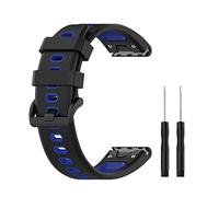 Huabao 22mm Watch Strap Compatible with Garmin Fenix 5/6/7,Adjustable Silicone Sports Strap Replacement Band for Garmin approach s60 Smart Watch